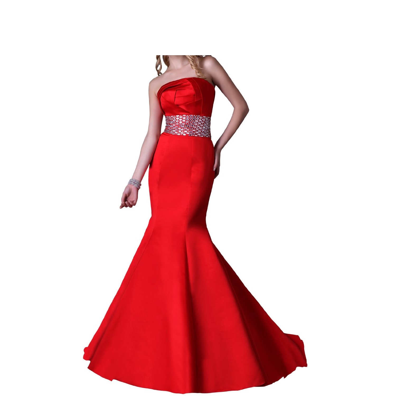 Satin Party Evening Dress