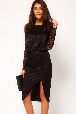 Black Modest Dress